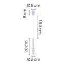 Ver imagem 4 de Lustre Pendente Nordecor Levy 2687 Branco Led Bivolt Branco 2687