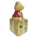 Ver imagem 3 de Ursinho Decorativo Natalino com Base Presente e LED 19cm