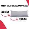 Almofada Decorativa 40x90 Rim Rinzeira Baguete Encosto Sofá Cama Poltrona Apoio Lombar Travesseiro X - 4