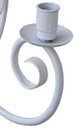 Ver imagem 6 de Lustre Branco Provençal em Metal Claro para Sala de Jantar Moderna