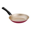 Ver imagem 2 de Conjunto de Frigideiras Francesa Antiaderente 18, 20 e 22 Cm Cereja e Creme Luz