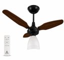 Ver imagem 1 de Ventilador Teto Venti-Delta Eco Ventus Inverter 55W Controle Remoto Bivolt Preto Imbuia
