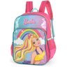 Mochila Escolar Barbie GD 3BOLSOS Turquesa - 4