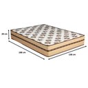 Ver imagem 2 de Colchão Casal Ortopédico Extra Firme com Eps Suporta 140kg por Pessoa Alto 28cm Certificado Inmetro