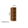 Módulos de Cozinha Ciela Nicho Aéreo Garrafeiro Ciela R641 20x83cm Canela - 2