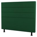 Ver imagem 1 de Cabeceira Cama Box Casal Malik 140cm Suede Verde - Desk Design