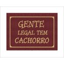 Ver imagem 1 de Tapete Capacho Gente Legal Tem Cachorro