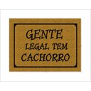 Ver imagem 3 de Tapete Capacho Gente Legal Tem Cachorro