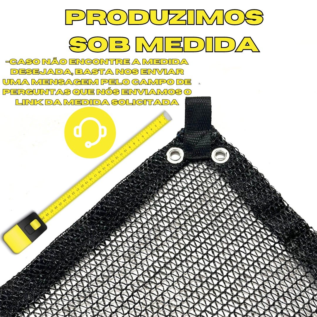 Sombrite 50% Hortas 3x10 Acabamento + Kit Instalação - 4