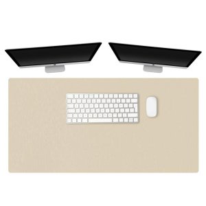 Mouse Pad Grande 120x60cm Mesa Escritório Trabalho Palha