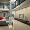 Puxador Aço Inox Polido/Cromado Para Porta Vidro Temperado Blindex (TAURUS EXTRA GRANDE) - 1,2 M ENT - 1