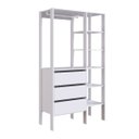 Ver imagem 2 de Kit 2 Módulos para Closet 3 Gavetas Db001 Branco Pp Milani Store