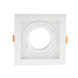 Kit 3 Spot Quadrado Embutir Gesso Recuado Branco Direcionavel Corredor Zan09 - 2 Kit 3 Spot Quadrado Embutir Gesso Recuado Branco Direcionavel Corredor Zan09 - 2