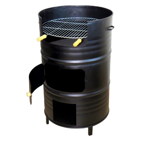 Churrasqueira Braseiro Forno Grelha e Abertura 90x57x57cm Ouro Minas