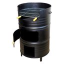 Ver imagem 1 de Churrasqueira Braseiro Forno Grelha e Abertura 90x57x57cm Ouro Minas