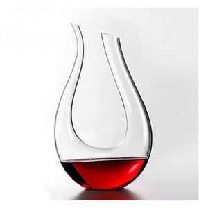 Decanter Vinho 1,5l Vidro Moderno Lapidado Super Luxo 34x21