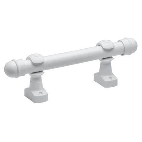 Varão para Cortina 3,00m com Acessórios Metal Branco Kala