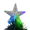Arvore de Natal Fibra Ótica Natalino 1 Metro 20cm Decoração Estrela Led Colorido 125 Galhos - 3