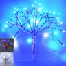 Arvore Bola Abaju 48 Leds Natal Decoração Luminária Cores (Pw301/302/303) - Azul - 1