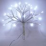 Arvore Bola Abaju 48 Leds Natal Decoração Luminária Cores (Pw301/302/303) - Branco - 2