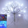 Arvore Bola Abaju 48 Leds Natal Decoração Luminária Cores (Pw301/302/303) - Branco - 1