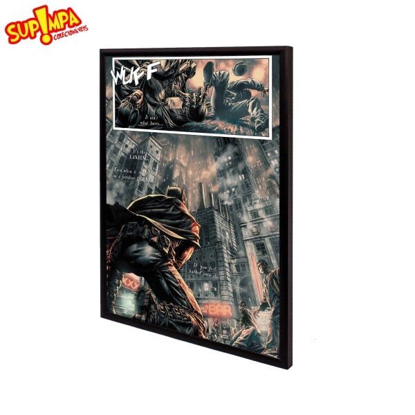 Quadro Batman em Gotham City - Versão 1 - A3 (29,7 cm x 42,0 cm) - 3