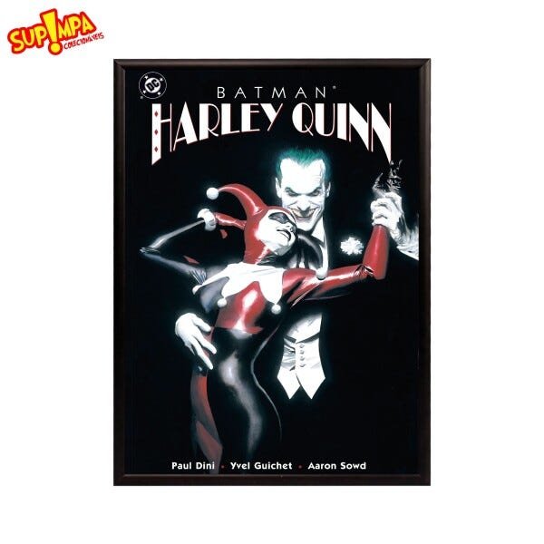 Quadro Coringa e Harley Quinn - Versão 1 - A3 (29,7 cm x 42,0 cm) - 4