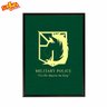 Quadro Brasões Attack On Titan - Brasão verde: Policia Militar - A3 (29,7 cm x 42,0 cm) - 4