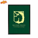Ver imagem 4 de Quadro Brasões Attack On Titan - Brasão verde: Policia Militar - A3 (29,7 cm x 42,0 cm)