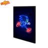 Quadro Poster Sonic - Sonic efeito neon - A3 (29,7 cm x 42,0 cm) - 4
