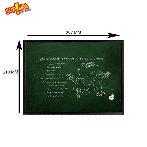 Quadro Poster The Big Bang Theory - Versão 1 - A4 (21,0 cm x 29,7 cm) - 3