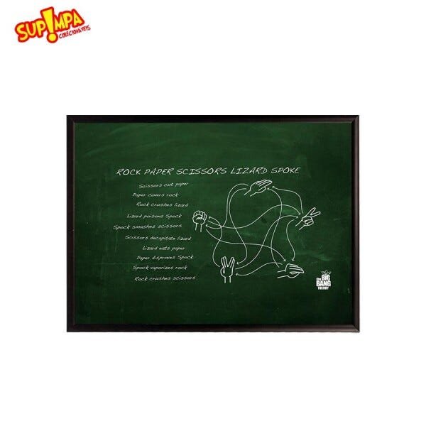 Quadro Poster The Big Bang Theory - Versão 1 - A4 (21,0 cm x 29,7 cm) - 1
