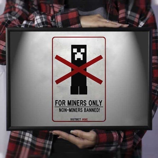Quadro Poster Creeper Minecraft - Versão 1 - A3 (29,7 cm x 42,0 cm) - 2
