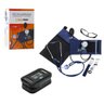 Kit Acadêmico Enfermagem Azul - Kpa236 - P.a. Med + Oxímetro Bic Preto Ox0102 - 1