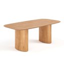 Ver imagem 1 de Mesa de Jantar Orgânica Tivoli 220cm X 110cm 8 Lugares Lamina Cinamomo Mel