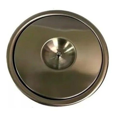 Lixeira Pia Cozinha Embutir no Granito em Inox 5lts 20x23 Cm - Cromo