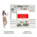 Ver imagem 2 de Cozinha Completa Madesa Lux 240002 Com Armário E Balcão