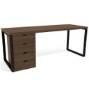 Ver imagem 3 de Conjunto para Escritório com Mesa Diretor Munique 190cm e Gaveteiro Kapesberg