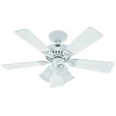 Ver imagem 1 de Ventilador de Teto Beacon Hill - Hunter - 5 Pás - Branco 220V - 220V
