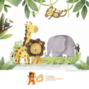 Ver imagem 2 de Painel Safari Aquarela-md11