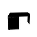 Ver imagem 4 de Mesa em L para Escritório 135x135 Pandin P25 - Preto