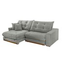 Ver imagem 5 de Sofá Retrátil 3 Lugares 250cm Linho Belize