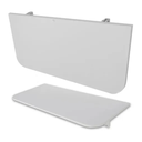 Ver imagem 2 de Mesa Dobrável Parede Retrátil Cozinha 90x40 Branca Ajl Mesa Dobrável