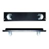 Kit Rodizio P/ Mini Rack 19 Pol Preto Fibersul - 1
