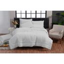 Ver imagem 1 de Kit Italiano 6 Peças Queen Cinza e Rosa 200 Fios