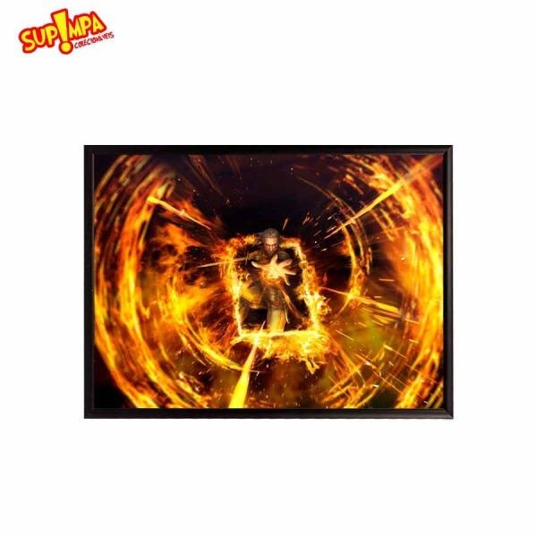 Quadro Poster The Witcher - Magia Ifrit - A3 (29,7 cm x 42,0 cm) - 4