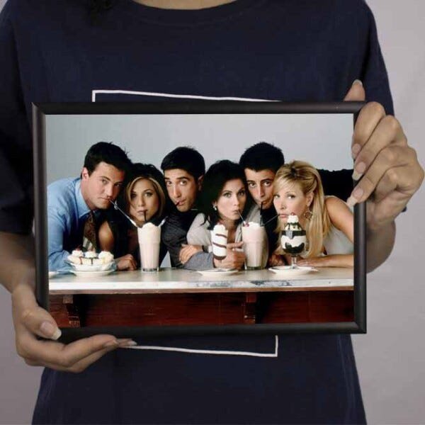 Quadro Poster Friends - Milk shake no Central Perk - A4 (21,0 cm x 29,7 ...