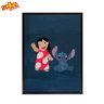 Quadro Poster Lilo & Stitch - Versão 1 - A4 (21,0 cm x 29,7 cm) - 4