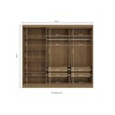 Ver imagem 2 de Guarda Roupa 5 Portas 4 Gavs N564 Kappesberg Macadamia