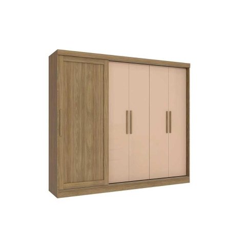 Guarda Roupa 5 Portas 4 Gavs N564 Kappesberg Macadamia